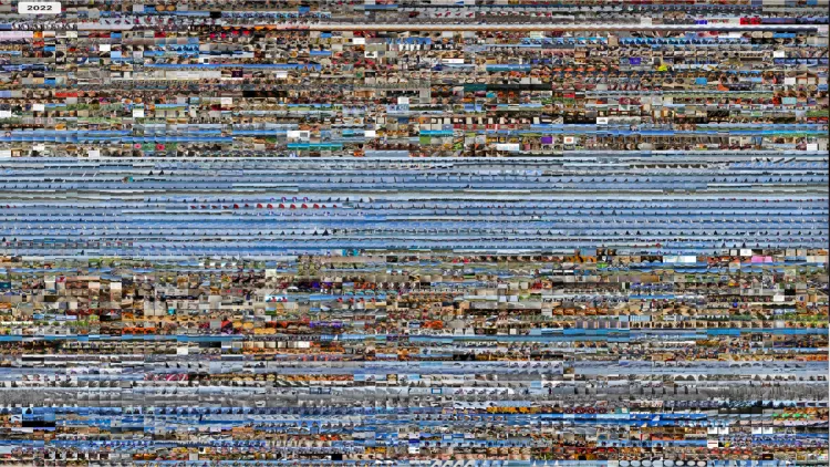 Compressed gallery view of all 5,226 photos we took in 2022.
